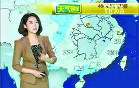 央視天气女主播,气象播报中的美丽风景